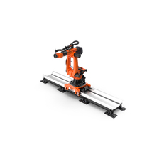 Ultra Robot Arm KUKA KR FORTEC on Skids KL 5000 PNG & PSD Images