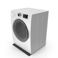Washing Machine With An Anti-Vibration Mat PNG & PSD Images