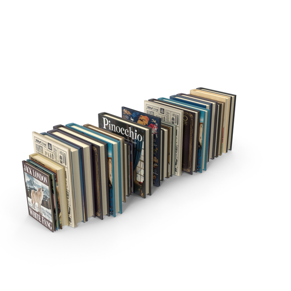 Children Books for Shelf PNG & PSD Images