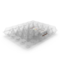 Empty Transparent Container For 30 Chicken Eggs PNG & PSD Images
