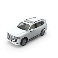 White SUV Simplified PNG & PSD Images