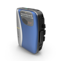 Vintage Portable Cassette Player PNG & PSD Images