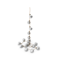 Vintage Christmas Bauble Garland PNG & PSD Images