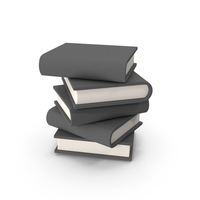 Five Books Stacked Study PNG & PSD Images
