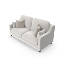 Comfy Scandinavian Sofa White PNG & PSD Images