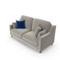 Comfy Scandinavian Sofa Grey PNG & PSD Images