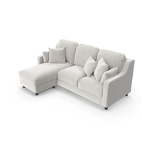 Comfy Scandinavian Sofa White PNG & PSD Images