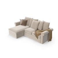 Soft Scandinavian Corner Sofa PNG & PSD Images
