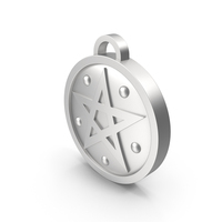Amulet Star Silver PNG & PSD Images