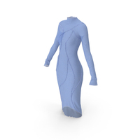 Dress Elastic Midi PNG & PSD Images