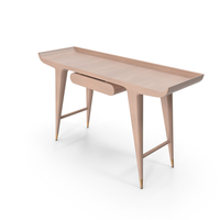 Wood Mid Century Working Table PNG & PSD Images