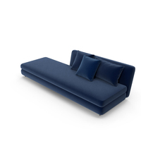 Sofa Bench Blue PNG & PSD Images