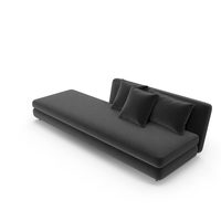 Sofa Bench Black PNG & PSD Images