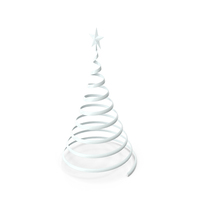 Christmas Spring Decoration Tree Icon White PNG & PSD Images