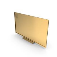 Gold LED TV PNG & PSD Images