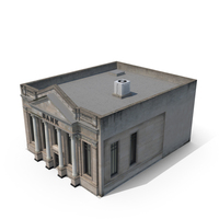 Classic Bank Building PNG & PSD Images