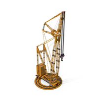 Heavy Lift Crane Yellow PNG & PSD Images