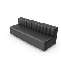 Oversized Leather Couch PNG & PSD Images