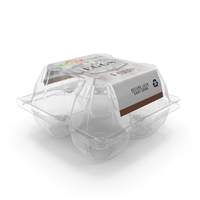 Empty Box for Four Chicken Eggs PNG & PSD Images