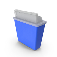 Small Plastic Waste Container PNG & PSD Images