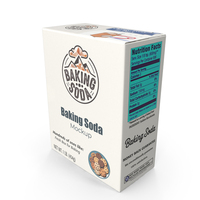 Baking Soda Package Mockup PNG & PSD Images