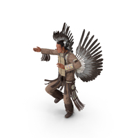 American Indian in a Ritual Dance PNG & PSD Images