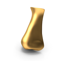 Human Nose Gold PNG & PSD Images