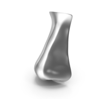 Human Nose Silver PNG & PSD Images