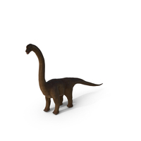 Brachiosaurus Sauropod Dinosaur Brown PNG & PSD Images