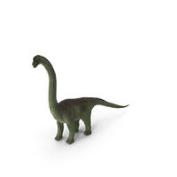 Brachiosaurus Sauropod Dinosaur Green PNG & PSD Images