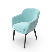 Belt Dining Chair (Blue) PNG & PSD Images