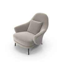 Beige Modern Lounge Chair PNG & PSD Images