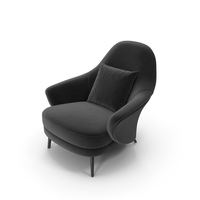 Black Modern Lounge Chair PNG & PSD Images