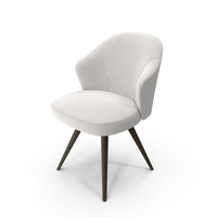 White Swivel Dining Chair PNG & PSD Images