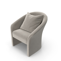 Beige Accent Armchair PNG & PSD Images