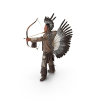 Indian with Bow and Arrow PNG & PSD Images