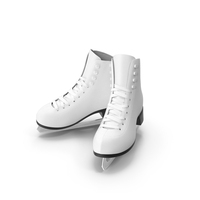 Classic Figure Skating Ice Skates PNG & PSD Images