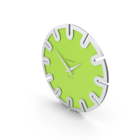 Wall Clock Green PNG & PSD Images