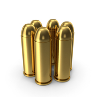 Cartridges 45 Colt 2 Gold PNG & PSD Images
