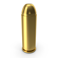 Cartridge 45 Colt Gold PNG & PSD Images