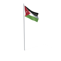 Flag Of Jordan PNG & PSD Images