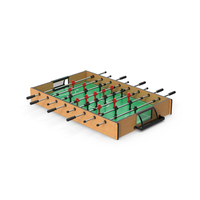 Wooden Foosball Table Game PNG & PSD Images