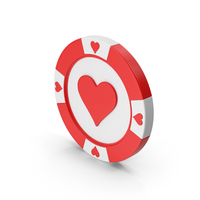 Casino Chip Heart PNG & PSD Images