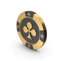 Gold Casino Chip Club PNG & PSD Images