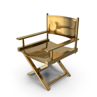 Gold Director's Chair PNG & PSD Images