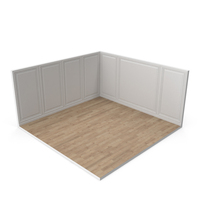 Modern Classic Studio 2 Walls Room PNG & PSD Images