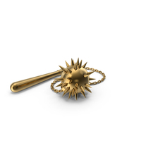 Gold Medieval Flail PNG & PSD Images