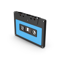 Blue Audio Cassette PNG & PSD Images