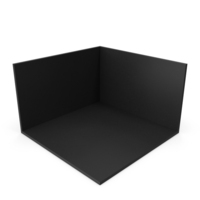 Black Studio 2 Walls Room PNG & PSD Images