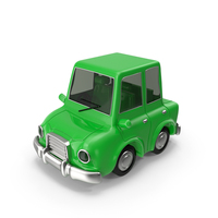Cartoon Car Green PNG & PSD Images